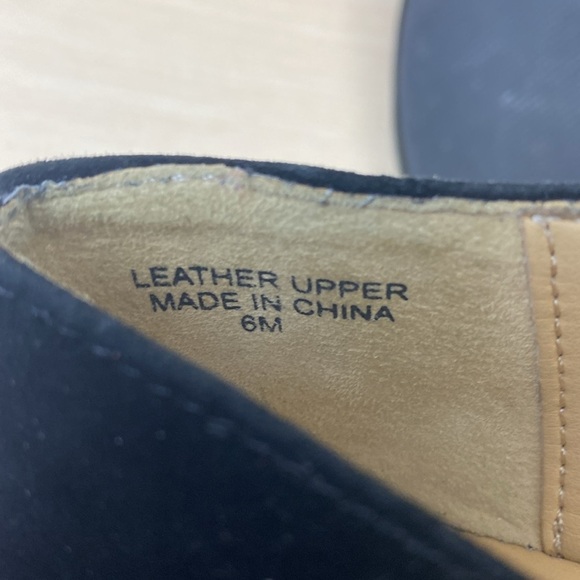 Talbots Black Suede Flats with Beaded Bow Size 6 - Picture 8 of 8